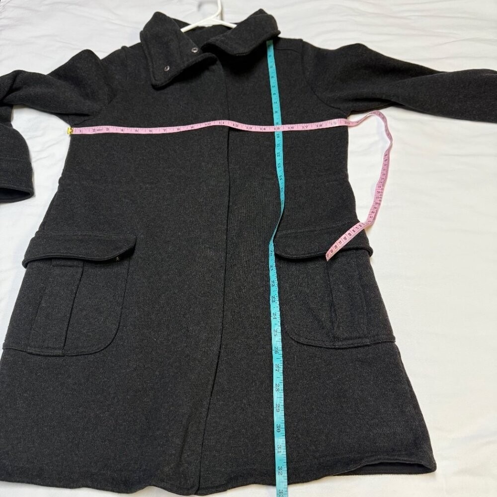 Patagonia Womens Better Sweater Coat Small Black Long Fleece Jacket EUC - Picture 9 of 11